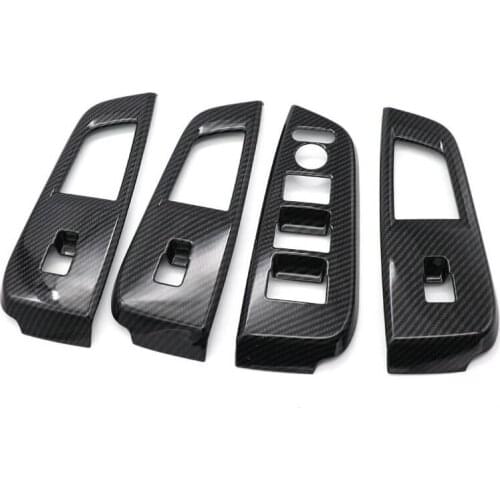 For Honda Crider 2019/For ENVIX 19 Left Hand Drive 4PCS ABS Car Interior Door Window Lift Glass Switch Buttons Cover Car Styling