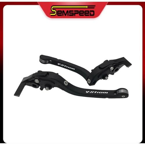For SUZUKI DL650 V-Strom Vstrom 650/XT 2011-2018 2019 2020 SEMSPEED CNC Adjustable Folding Motorcycle Brake and Clutch Levers