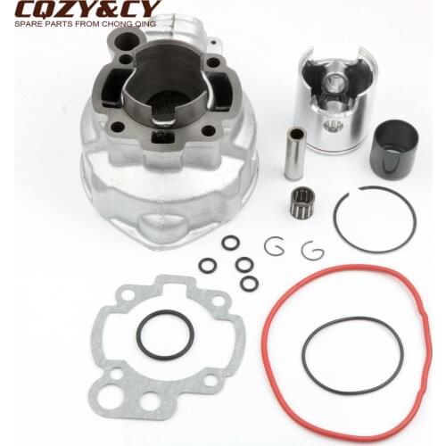 Motorcycle 49mm 90cc AM6 Big Bore Cylinder Kit for Peugeot XP6 XPS XR6 50cc Minarelli 2-stroke engine parts