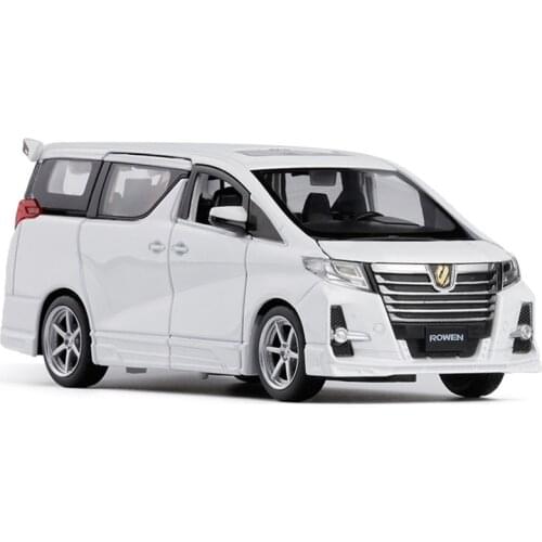 1:32 Pull Back Model Car 15Cm 6 Doors Openable Business Car V6 MPV Excellent Quality Collection & Toys Car V024