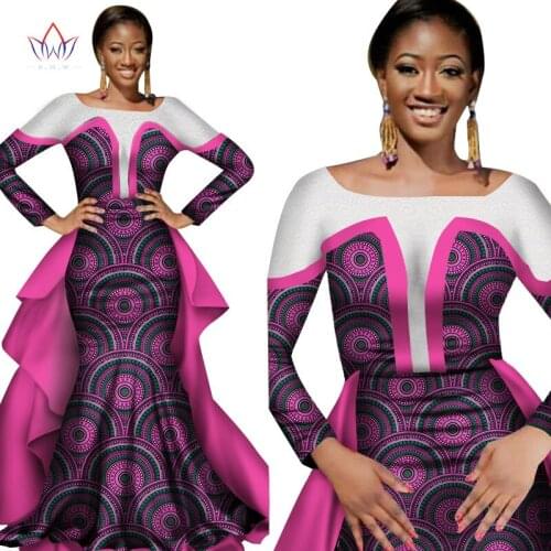 Mermaid African Party Dresses New Arrival Floor Length Women Formal Occasion Dress Africa Evening Gowns for Women WY3010