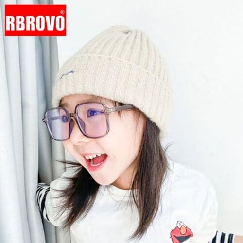 RBROVO 2021 Retro Glasses Children Vintage Glasses Frame Children Brand Eyeglasses Girls/Boys Mirror Lentes De Lectura Mujer