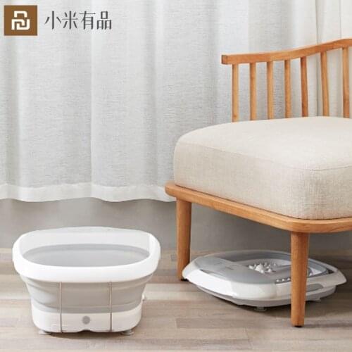 Youpin Foldable Footbath Plain Foaming Massage Bucket Plastic Constant Temperature Heating Footbath Fording Barrel