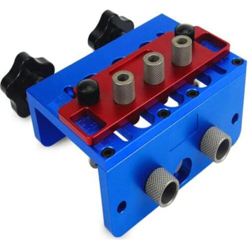 Triple Woodworking Punch Locator Hole Opener Dome Puncher Woodworking Tool 08350-S