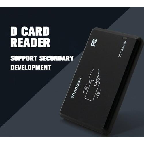 Usb Interface Access Control Card Issuer Smart Card Reader Non Contact Card Reading Fast Led Display Light 1 Pcs