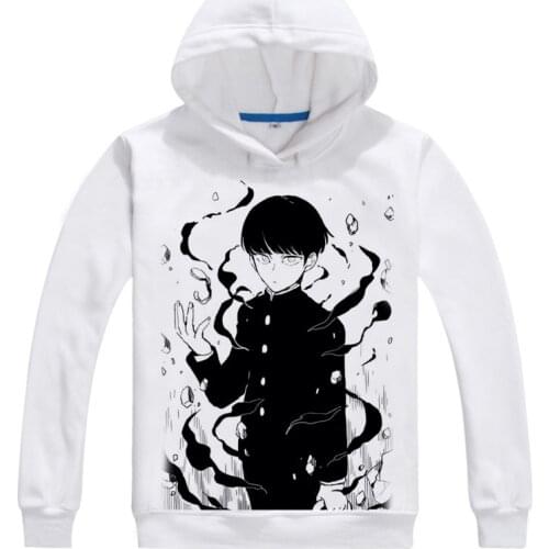 Spring&Autumn Coat Mob Psycho 100 Hoodies Anime Autumn Cosplay Hooded Sweatshirts