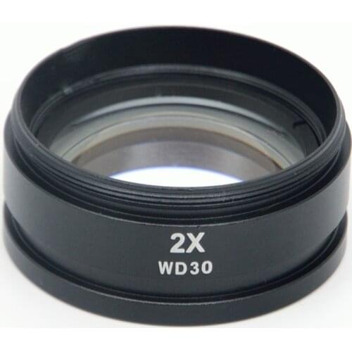 FYSCOPE SZM2.0X AUXILIARY OBJECTIVE LENS FOR STEREO ZOOM MICROSCOPE 2X Barlow Lens