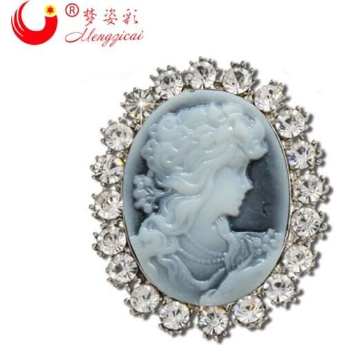 New Fashion Rhinestone Retro Style Brooches Vintage Crystal Brosh for Women broshes broches Jewelry Birthday Party Gifts X0881