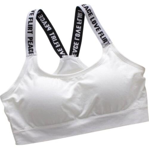 Fitness Women Absorb Sweat Seamless Padded Sports Bra Sport Yoga Tank Professional Tops Athletic Crop Tops Black White