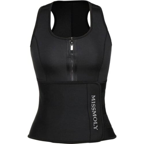 Women Waist Trainer Workout Slimming Sweat Vest Belt Body Shaper Neoprene Sauna Plus size Shapewear Corset Weight Loss Slimmer