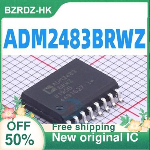 2-10PCS/lot ADM2483 ADM2483BRWZ RS-485/RS-422 SOP-16 New original IC