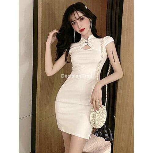 2021 chinese dress cheongsam modern qipao evening dress traditional sexy nightclub retro cheongsam chinese dress oriental dress