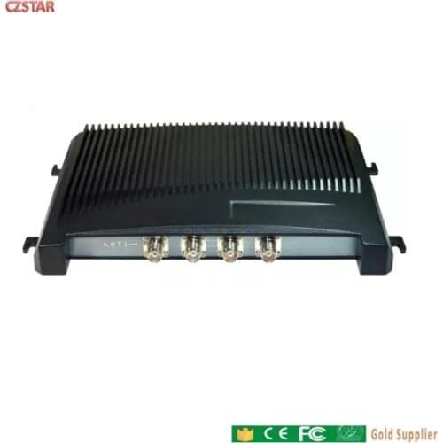 33dBm high power uhf fixed rfid readers manufacturer impinj r2000 chip multi 4 ports long range reader for inventory management