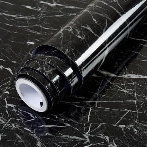 5M Kitchen Stove Countertop Waterproof Stickers Bathroom Tiles Imitation Marble Wall Sticker Self-adhesive Wallpaper Room Decor