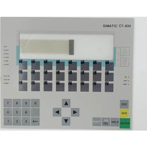 6ES7634-2BF01-0AE3 C7-634 Membrane Keypad for SIMATIC & GEA HMI Panel repair~do it yourself, Have in stock