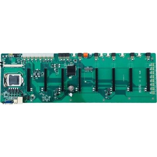 8PCI-E Professional Mining BTC B85 Desktop Motherboard B85 LGA 1150 Pin CPU DDR3 SATA3 USB3.0 Large Span 65mm