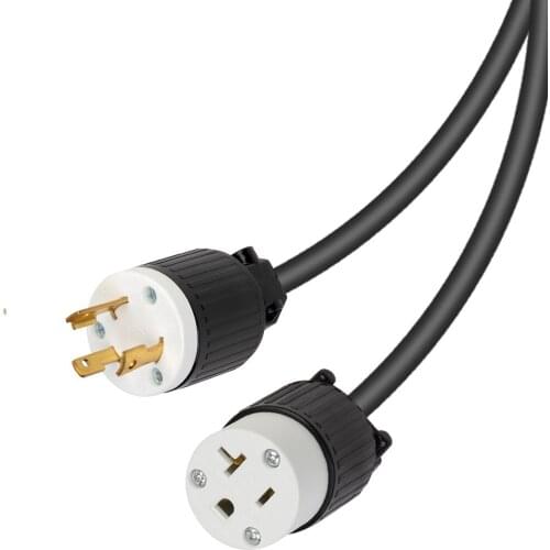 JORINDO American Standard Power Extension Conversion Cord for NEMA L5-30P plug to 5-20R socket,20A/30A
