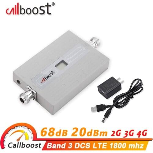 Callboost lte 4g cellular mobile signal booster 4g 1800 amplifier 4g cell signal repeater for mobile phone signal network band 3