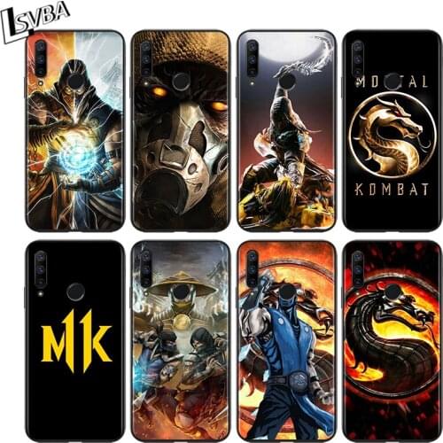 Mortal Kombat for Huawei Honor 30 20 10 9S 9A 9C 9X 8X MAX 10 9 Lite 8A 7C 7A Pro Silicone Black Phone Case