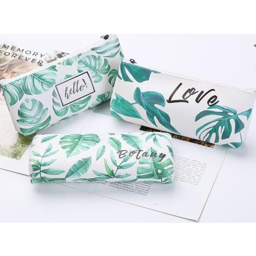 Kawaii Turtle Leaf Pencil Case Gift Estuches School Pencil Box Pencilcase Pencil Bag School Supplies Stationery