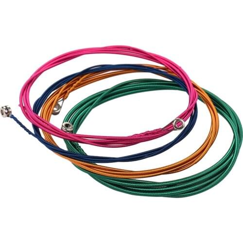 Electric Bass Strings Stainless Steel Core Nickel Alloy Winding 4-String Set Instrument Accessory