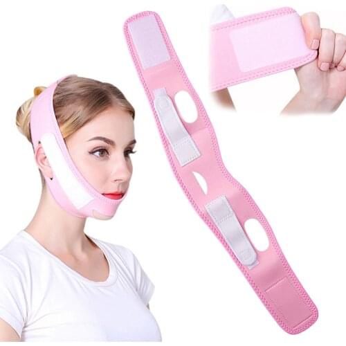 Face Slim V-Line Lift Up Mask Cheek Chin Neck Slimming Thin Strap Beauty Anti-Wrinkle Facial Thin Face Mask Slimming Bandage Hot