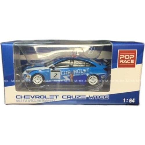 1:64 CHEVROLET CRUZE WTCC 2 Alloy model car Metal toys for childen kids diecast gift