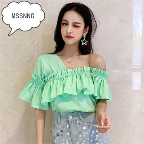 MSSNNG Short Sleeve Blouses