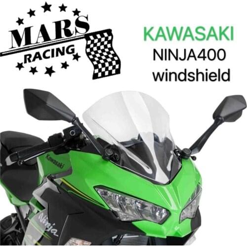 Fits For NINJA 400 NINJA400 Ninja-400 2018 2019 2020 2021 Motorcycle Accessories Windshield WindScreen Deflector Visor Viser