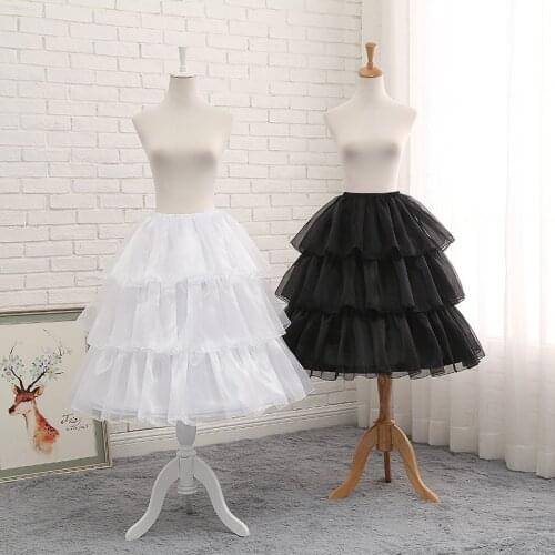 Puffy Lolita Hoop Petticoat Adjustable Cosplay Pettiskirt