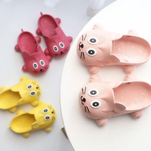Childrens Slippers Female Summer Baby Boy Cartoon Cute Little Princess Soft Bottom Non-slip Beach Sandals Toddler Shoes Girl