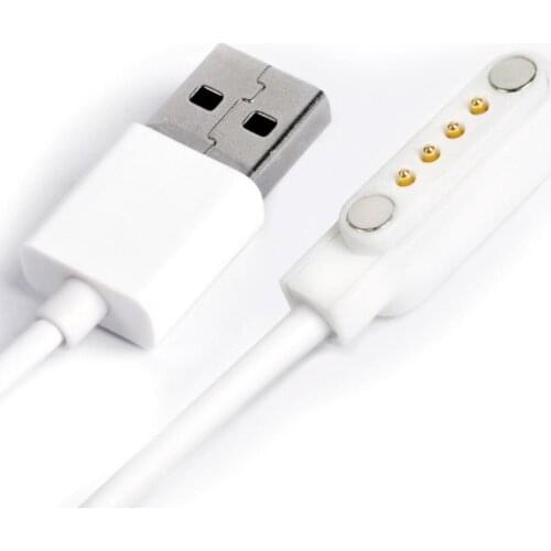 Universal 4Pin Magnetic Charging Cable USB Charger Cord for Kids Smart Watch