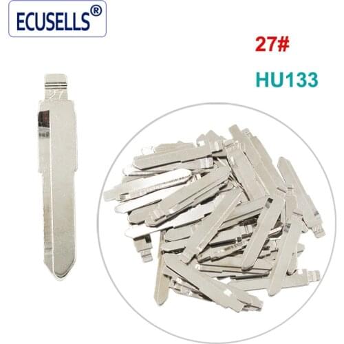 50PCS, 10PCS, Universal Auto Car Remotes Flip Blade 27# for KD Remote, NO.27 for M3 M6 M5 Maz20R MZ24 HU87R HU133 Key Blade