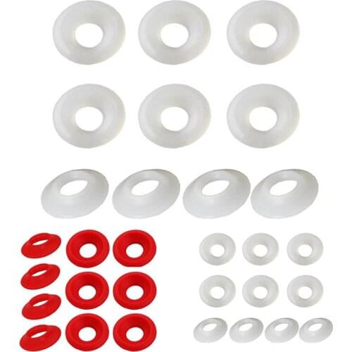 25pcs Rubber Ring Silicon Flat Gasket Sealing Ring Washer Gasket Set For Grolsch EZ Cap Swing Top Bottle Cap Bellows Tube Washer