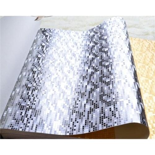 Beibehang wallpaper 3d on the wall Waterproof gold foil mosaic wallpaper roll decorative mural KTV bar wallpaper for walls 3 d