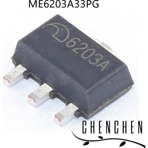 50pcs/lot ME6203A33PG SOT89 100% New