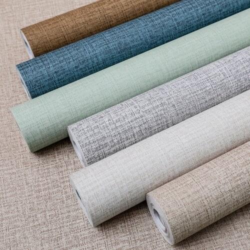 6 color texturesSimple solid color backgroundSolid color wallpaperModern design woven wallpaper roll-style home decoration