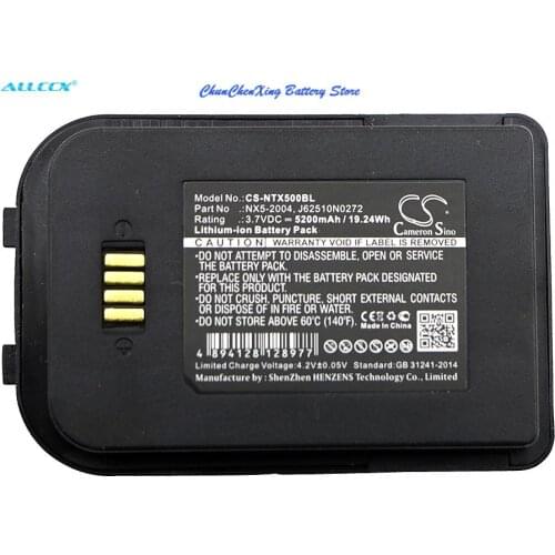 Cameron Sino 5200mAh Battery NX5-2004 for Bluebird Pidion BIP-6000, For Handheld Nautiz X5 eTicket, For Nautiz X5 eTicket