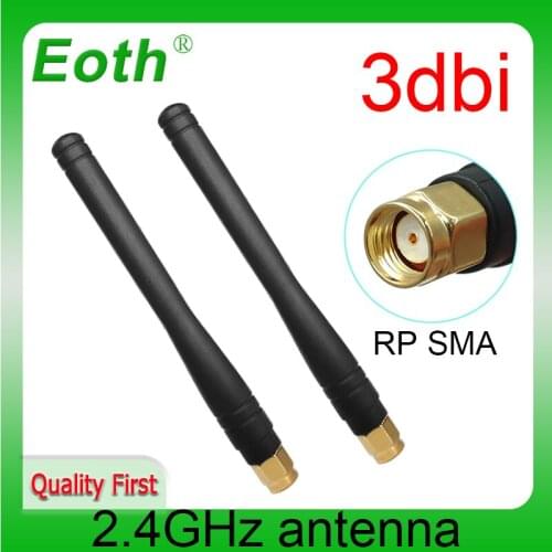 2.4GHz wifi antenna real 3dBi Aerial RP-SMA Connector antena 2.4ghz antenne 2.4G wifi antenas wi-fi antennas Wireless Router