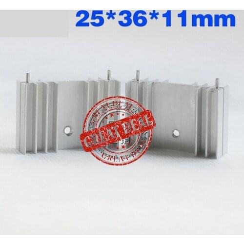 Free Shipping Wholesale 100PCS aluminum mosfet heatsink 25*23*16MM IC Heatsink