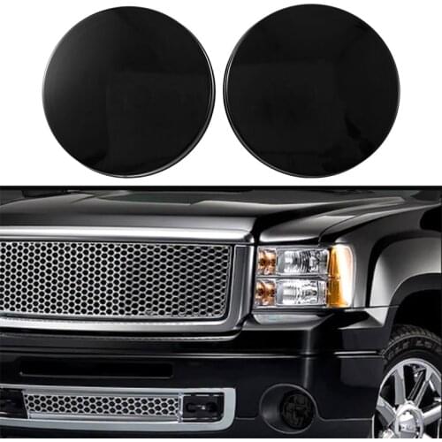 For GMC Sierra 1500 2500HD 3500HD 2007-2013 Clear Front Bumper Fog Light Driving Lamp with Bulb GM2592161 GM2593161