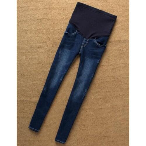 Maternity Jeans For Pregnancy Clothes Special Offer 2016 Elastic Waist Denim Pants For Pregnant Women Skinny Jeans