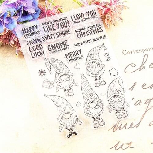 Hot selling Easter villain transparent clear stamp / silicone seal roller stamp DIY scrapbook album / card production