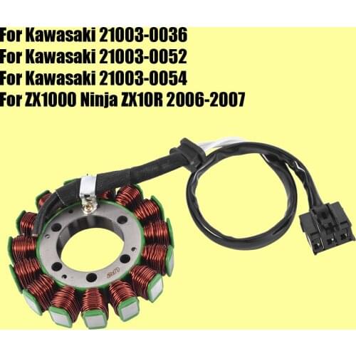 Stator Coil for Kawasaki Ninja ZX10R ZX1000 2006 2007 21003-0054 Motorcycle Generator Magneto Coil ZX 10R ZX-10R