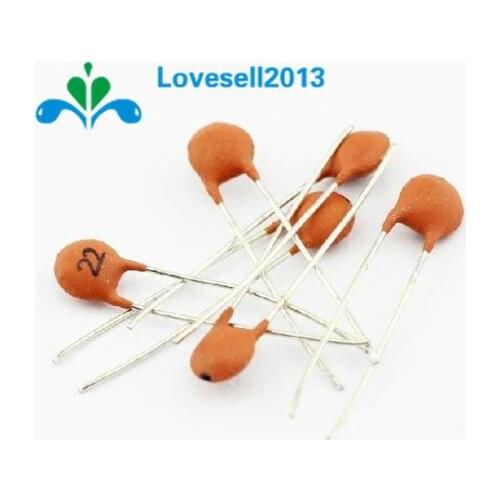 1000PCS 22pF 50V DIP Ceramic Disc Capacitors