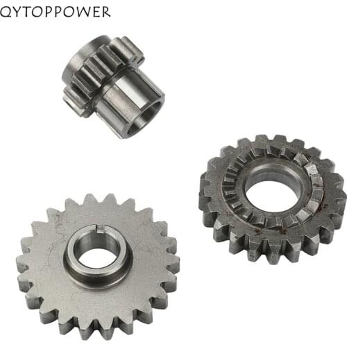 Motorcycle Start Gear Bridge Gear Driven Gear Kit For YinXiang YX 150cc 160cc Horizontal Engine Dirt Pit Bike Parts