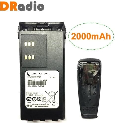 HNN9013D 7.4V 2000mAh Li-ion Battery For Motorola Radio Pro5150 HT750 HT1550 GP140 GP320 GP328 GP338 GP340 GP360