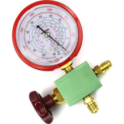 With Valve A/C Air Conditioning High/Low Pressure Manifold Gauge 1pcs/2pcs High Quality R134a R404a R22 R410a Manometer