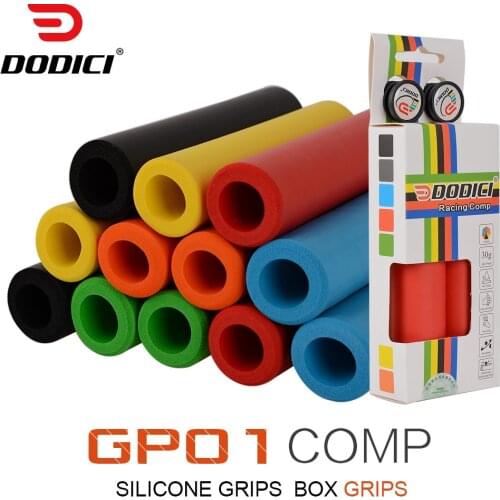 DODICI Bicycle Handle Set Superlight Anti-skid Shock Absorption Bicycle Grip Set High-density Sponge Cycling Handle Cover
