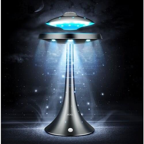 UFO Magnetic levitation bluetooth stereo Wireless charging Continue to life UFO sound Wireless bluetooth speakers Matte texture